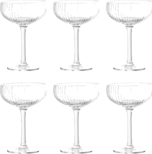 Bloomingville Astrid Champagne Glass   Nude   Ø11XH15CM