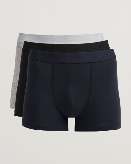 Bread & Boxers 3-Pack Boxer Brief Grey/Navy/Black Bread & Boxers 3-Pack Boxer Brief Grey/Navy/Black