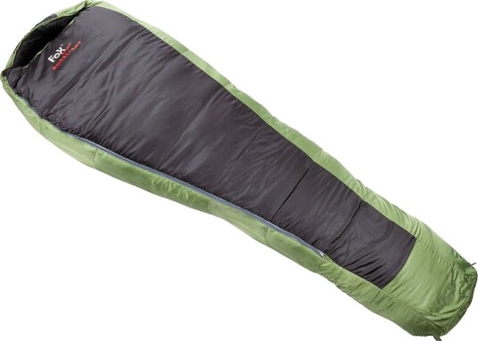 MFH Duralight Lettvekts sovepose 6.5L Svart, Oliven