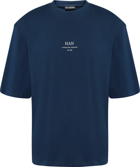 HAN Kjøbenhavn Loose Tee Navy XXL