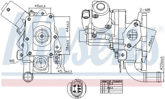 EGR Ventil NISSENS 98514