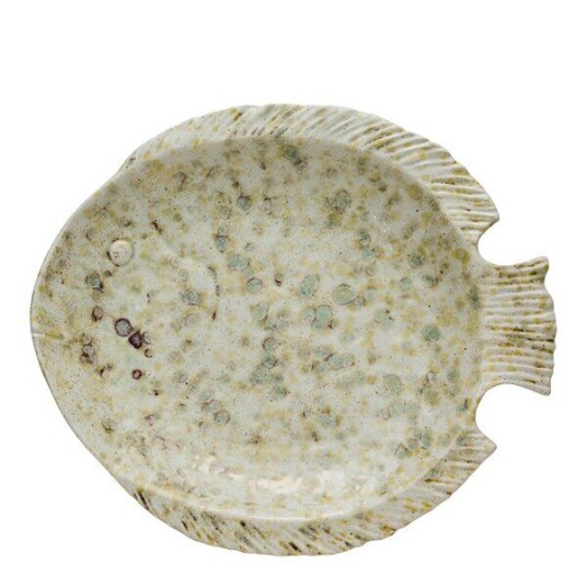 Lene Bjerre Marinelle serveringsfat fisk 30 cm linen Lene Bjerre Marinelle serveringsfat fisk 30 cm linen