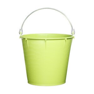 V Plast Bøtte 7 liter lime med litermerker og helletut V Plast Bøtte 7 liter lime med litermerker og helletut