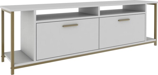 Rinorea Tv-benk 160x50,8 cm - Hvit Rinorea Tv-benk 160x50,8 cm - Hvit