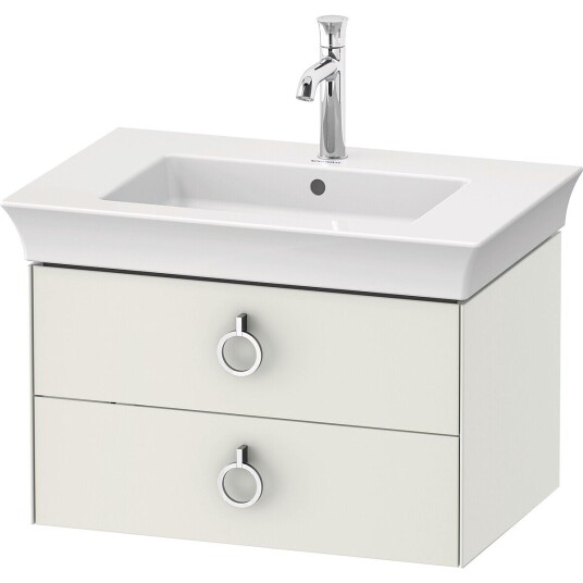 Duravit White Tulip Servantskap 2 skuf. 68,4x45,8x41 cm Hvit Matt