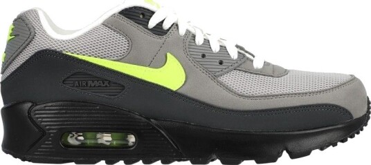 Nike Sneaker Air Max 90 Mesh Svart/neon Gul/antrasitt Barn størrelse 39 Nike Sneaker Air Max 90 Mesh Svart/neon Gul/antrasitt Barn størrelse 39