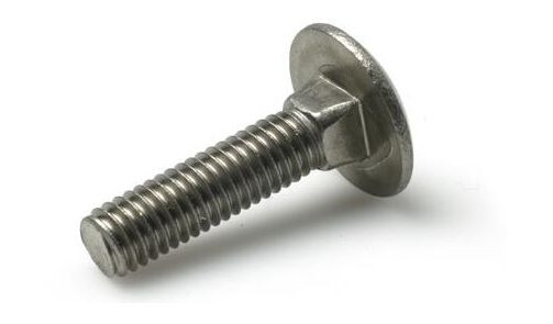 Schäfer & Peters 06034840 Vognbolt M8 MVBF A4, DIN 603, 100-pakk M8 x 40 mm