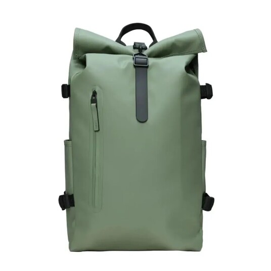 Rains Rolltop Rucksack Large W3 Green ONE SIZE Rains Rolltop Rucksack Large W3 Green ONE SIZE