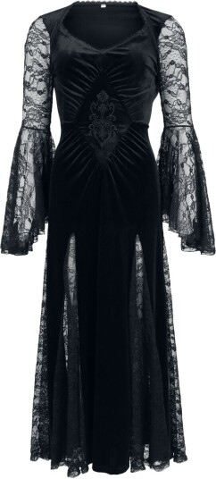 Gothicana by EMP   Goth Lang kjole   Countess Bathory   S til XXL   Damer   svart