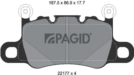 PAGID T3192N Bremseklosser PAGID T3192N Bremseklosser