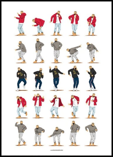 Hotline Bling Plakat / 50x70cm