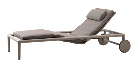 Cane-line Conic solseng Brun med beige pute Brun