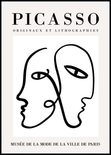 Pablo Picasso Lithographie Plakat Plakat / 21x30cm Pablo Picasso Lithographie Plakat Plakat / 21x30cm
