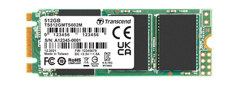 Transcend Mts602m, 256 Gb, M.2, 530 Mb/S, 6 Gbit/S Transcend Mts602m, 256 Gb, M.2, 530 Mb/S, 6 Gbit/S