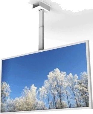 HI-ND mounting kit - landscape - for digital signage LCD panel - white - Max - recommended for 43"