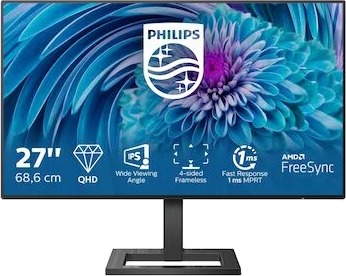 Philips 27" E-line QHD LED Skjerm med 75Hz IPS Teknologi Philips 27" E-line QHD LED Skjerm med 75Hz IPS Teknologi