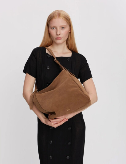 Adax Rozzano Shoulder Bag Lolly   Brown   ONE SIZE