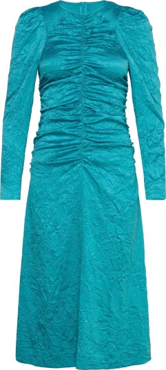 Ganni Crinkled Satin Blue 38 Ganni Crinkled Satin Blue 38