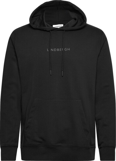 Lindbergh Logo Chest Print Hoodie Sweat Black XXXL