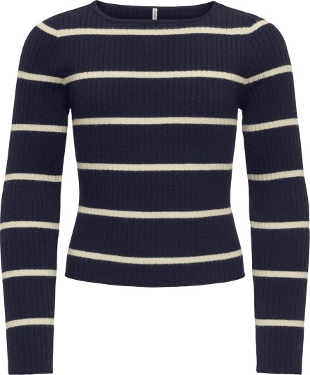 Kids Only Kogibi Ls Rib Boatneck Cp Knt Noos   Navy   122 128