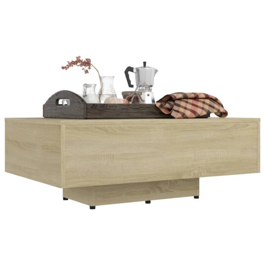 vidaXL Salongbord sonoma eik 85x55x31 cm sponplate vidaXL Salongbord sonoma eik 85x55x31 cm sponplate