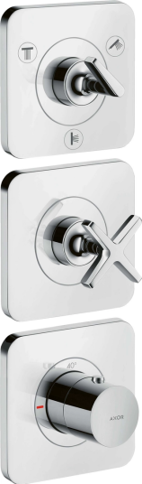 Axor Citterio E termostat med 3 utløp For innbygging Rustfritt Stål Axor Citterio E termostat med 3 utløp For innbygging Rustfritt Stål