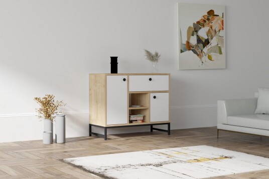Rinorea Konsollbord 90x75 cm Hvit