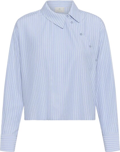 Kaffe Karosalie Shirt CASHMERE BLUE/WHITE STRIPE 42