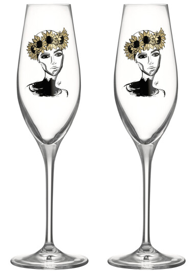 Kosta Boda All about you champagneglass 24 cl 2-stk. Let's celebrate you