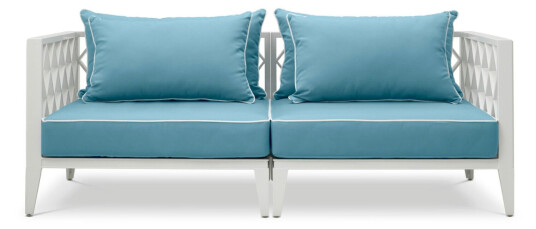 Ocean Club sofa 2 seter hvit