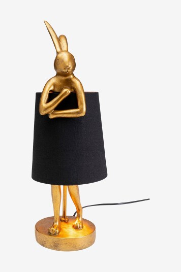KARE Design   Bordlampe Animal Rabbit 50   Svart