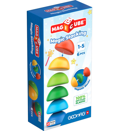 Geomag Geomag Magicube Magic Stacking 6 Pcs - Multi/patterned - ONE SIZE Geomag Geomag Magicube Magic Stacking 6 Pcs - Multi/patterned - ONE SIZE