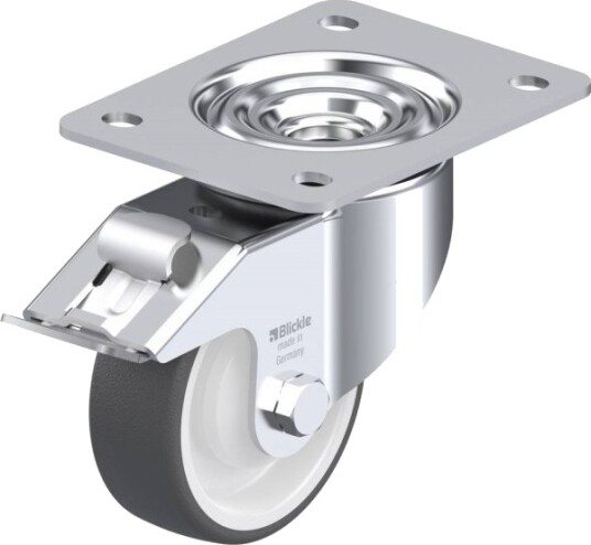 Blickle 655092 Lk-Poth 100Ka-3-Fi Styrehjul Med Brems Hjuldiameter: 100 Mm Bæreevne (Maks.): 300 Kg 1 Stk