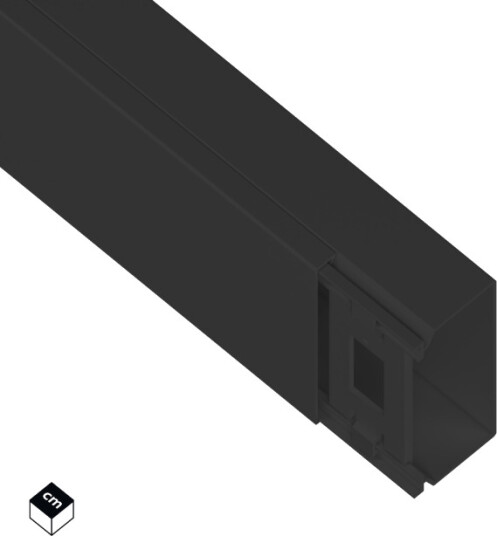 Solar Plus Kabelkanal 40x90 PVC Sort RAL 9005 2M Solar Plus Kabelkanal 40x90 PVC Sort RAL 9005 2M