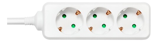 DELTACO outlet 3xCEE 7/3 1xCEE 7/7 1,5m white DELTACO outlet 3xCEE 7/3 1xCEE 7/7 1,5m white