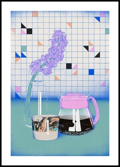 Coffee drip Plakat Plakat / 40x50cm Coffee drip Plakat Plakat / 40x50cm
