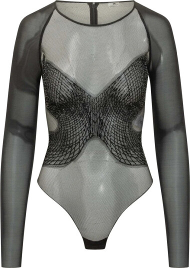 Elisabetta Franchi Dame Topper Svart S, Elisabetta Franchi Dame Topper Svart S,