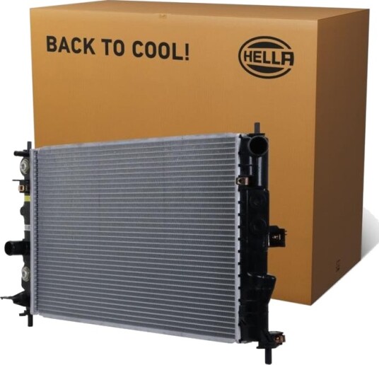 HELLA 8MK 366 302 721 Radiator motorkjøling HELLA 8MK 366 302 721 Radiator motorkjøling
