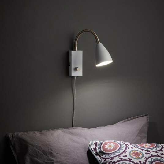 Markslöjd Marksløjd Ciro flex vegglampe - Hvit/stål 1542215-01-0 1542219-01-0