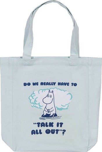 MoominArabia - Mummi Rebel Club tøyveske 31x38x10 cm Talk it all Out