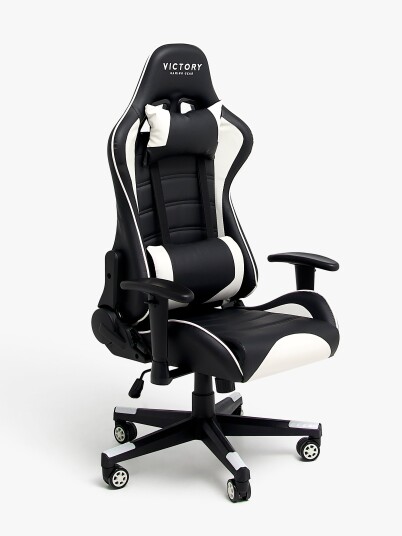 Victory Future Gaming Chair svart/hvit Victory Future Gaming Chair svart/hvit