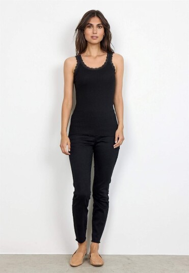 Soyaconcept Ribbet singlet i silkemiks Sarona Soyaconcept Ribbet singlet i silkemiks Sarona