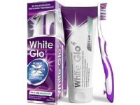 WHITE GLO_SET 2 in 1 with Mouthwash whitening toothpaste with mouthwash 100ml + toothbrush WHITE GLO_SET 2 in 1 with Mouthwash whitening toothpaste with mouthwash 100ml + toothbrush