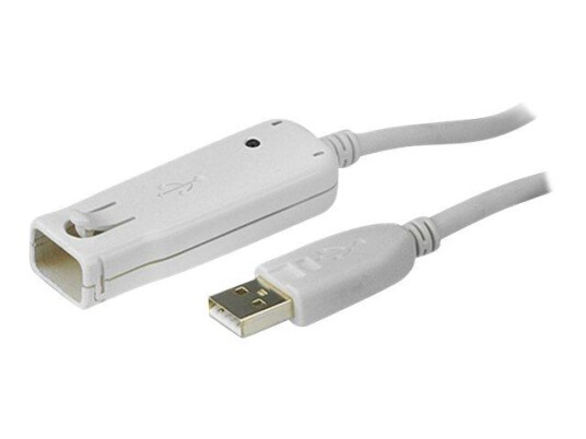 ATEN USB 2.0-forlengelseskabel 12 m USB A Hunn - Hvit ATEN USB 2.0-forlengelseskabel 12 m USB A Hunn - Hvit