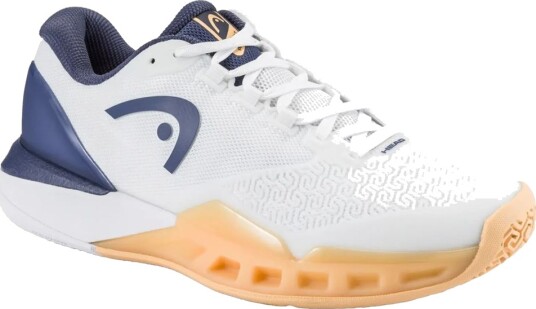 Head Revolt Pro 5.0 Clay Tennis  og padelsko dame White/Apricot 37