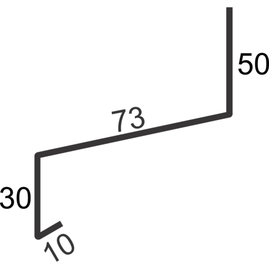 Jemtland Vindusbeslag Over Plastbelagt Stål D: 76.2mm L: 1250mm Sort