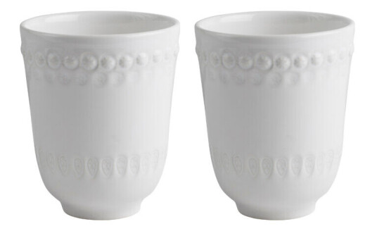 PotteryJo Daisy kopp 35 cl 2-stk. White (hvit)