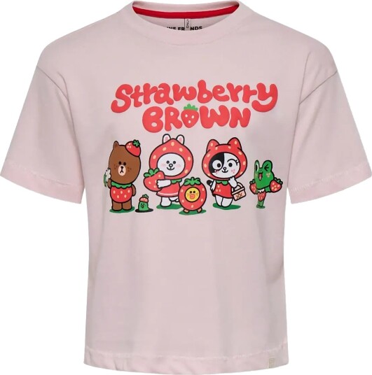 Kids Only Kmgberry Ss Loose Print Tee Jrs Pink 92 Kids Only Kmgberry Ss Loose Print Tee Jrs Pink 92