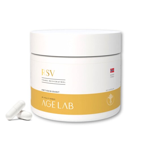 Agelab Resveratrol RSV 60 kapsler Agelab Resveratrol RSV 60 kapsler