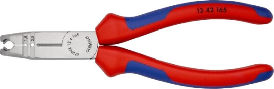 Knipex Avisoleringstång 165 mm med Plastgrep, Blå/Rød